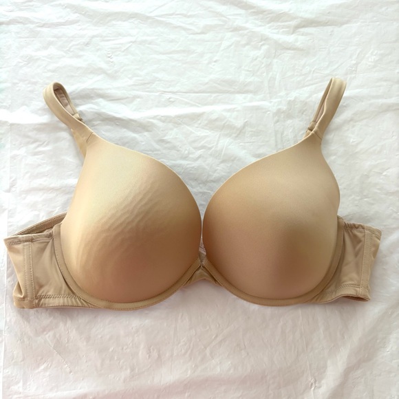 NWOT Cacique tan nude Smooth Boost Plunge Seamless Bra SZ 42C - Picture 12 of 13